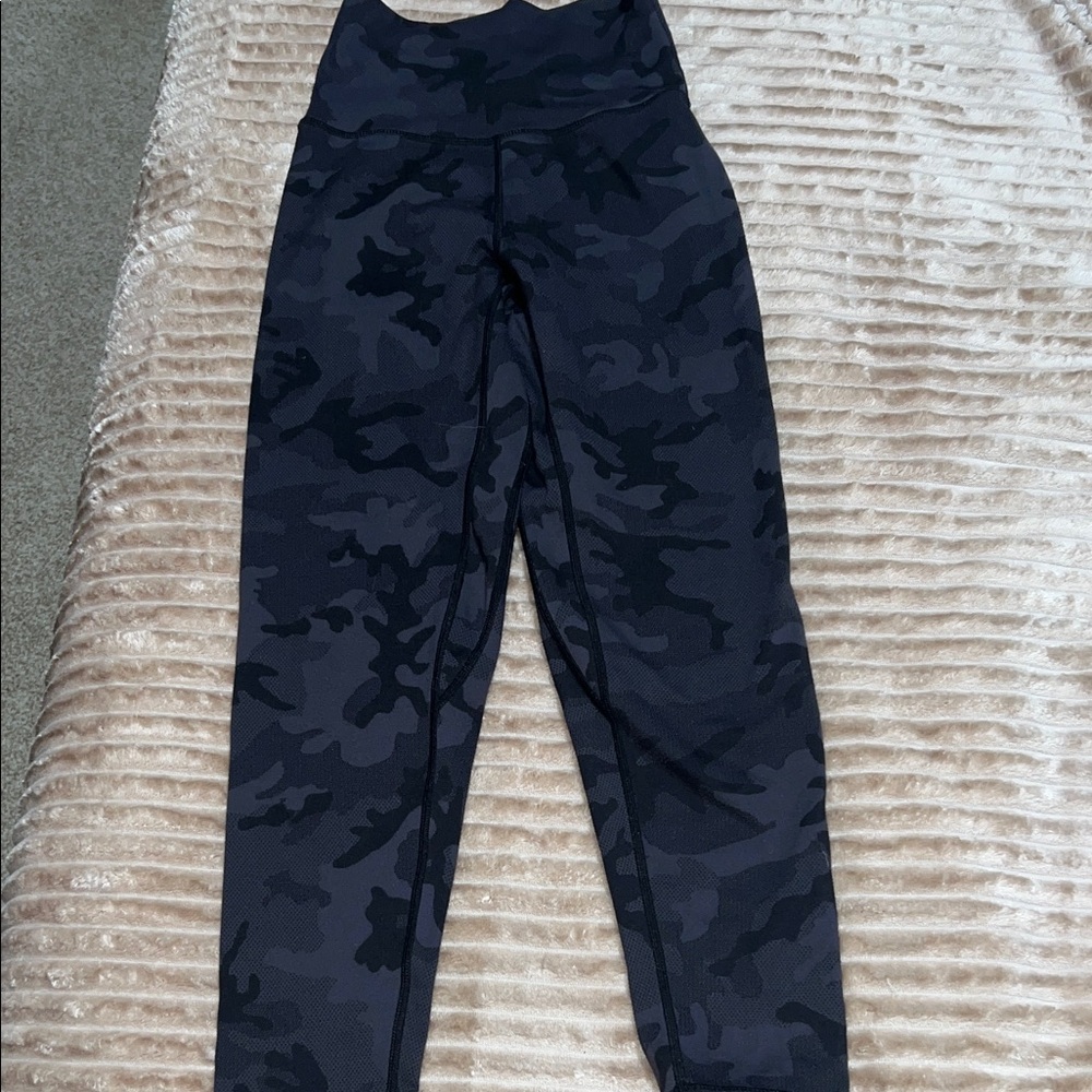 P'tula Black Camouflage Leggings